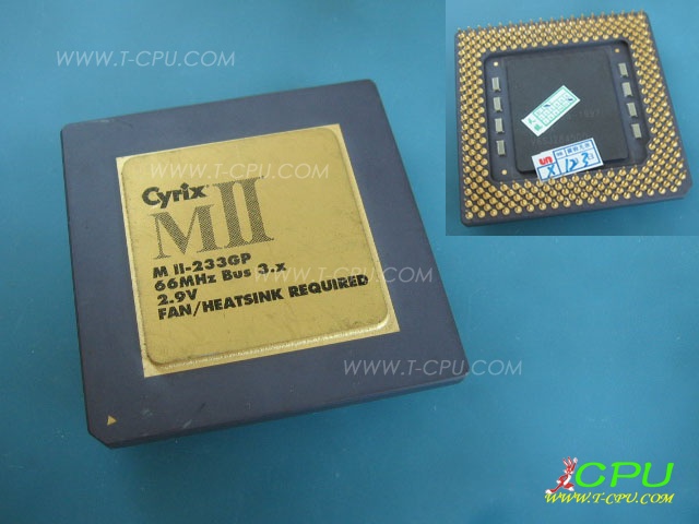 Cyrix MII-233GP 66 gold