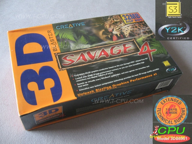 Creative 3D Blaster Savage 4 3DB6901 NIB