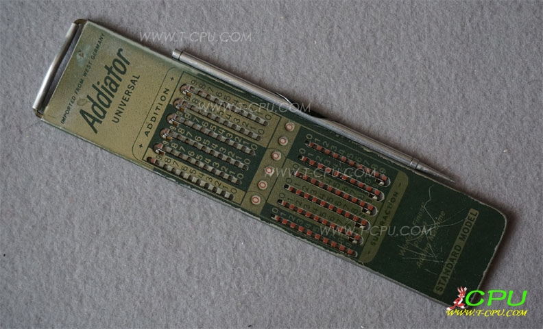 Vintage Metal Universal Addiator通用加法机 West Germany