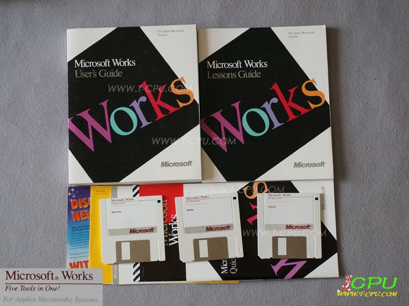Microsoft Works 2.0 for Apple Macintosh BOX
