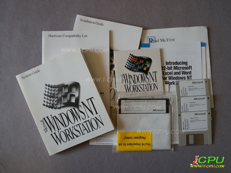 Microsoft WindowsNT 3.1 Workstation 3.5 BOX