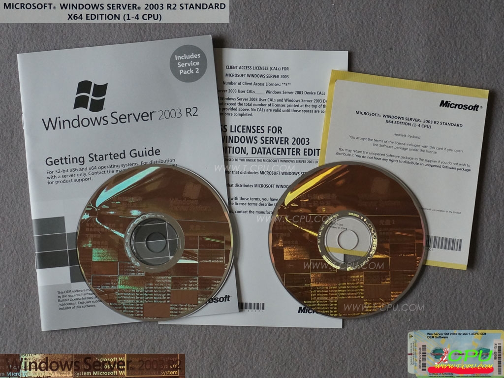 Windows Server 2003 R2 Standard X64