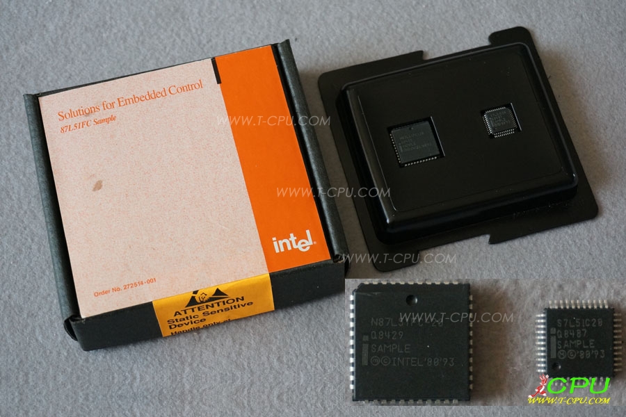 Intel 87L51FC Sample BOX N87L51FC-20 Q8429  S7L51C20 Q8487