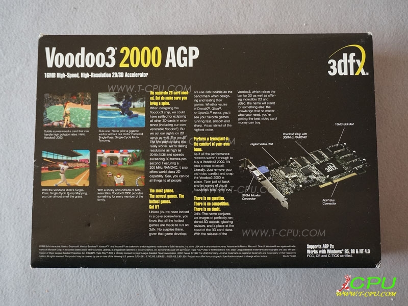 3DFX Voodoo3 2000 AGP BOX