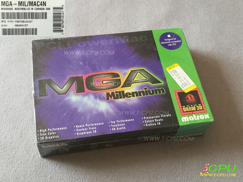 MATROX MGA Millenium Apple PowerMac NIB