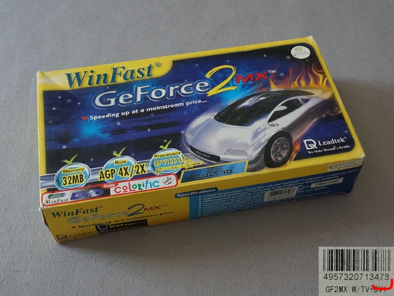 丽台WinFast　GeForce2　GF2MX W BOX 1