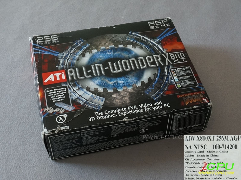 ATI All-in-Wonder X800XT BOX