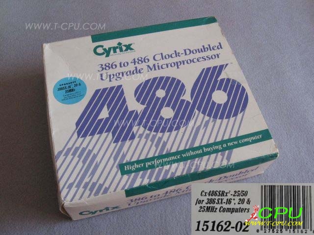 Cyrix Cx486SRx2-25/50 15162-02 BOX