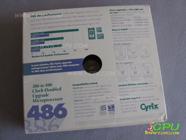 Cyrix Cx486SRx2-25/50 15162-02 BOX