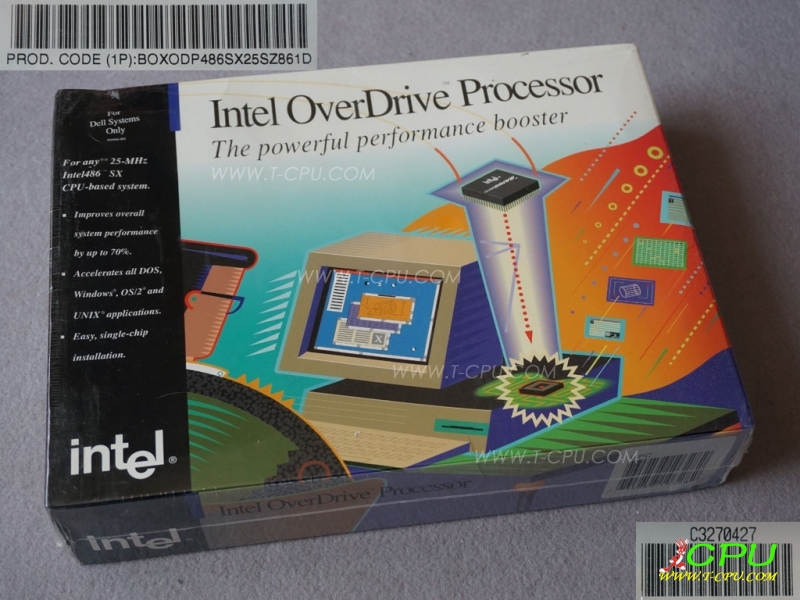 Intel BOXODP486SX25 SZ861D NIB