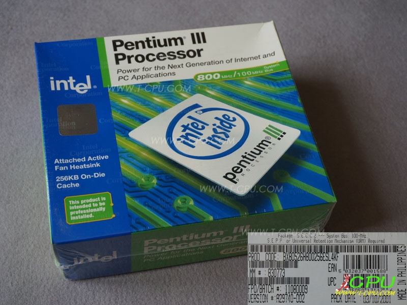 Intel BX80526H800256E SL4KF NIB