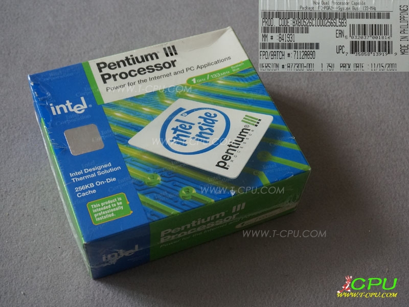 Intel BX80526C1000256 SL5B3 NIB