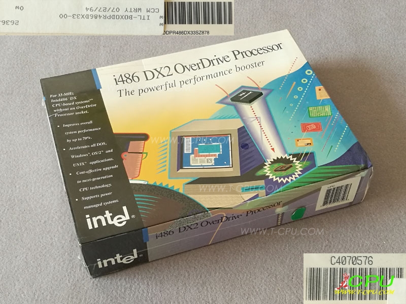 Intel BOXODPR486DX33 SZ878 NIB