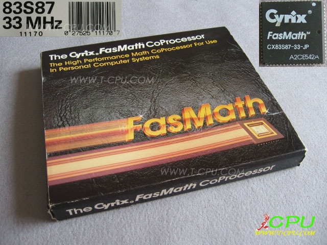 Cyrix CX83S87-33 BOX