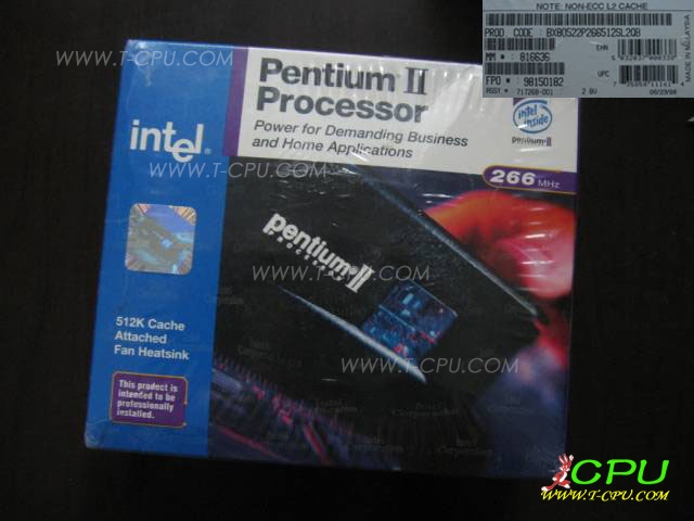 Intel BX80522P266512 SL2QB NIB