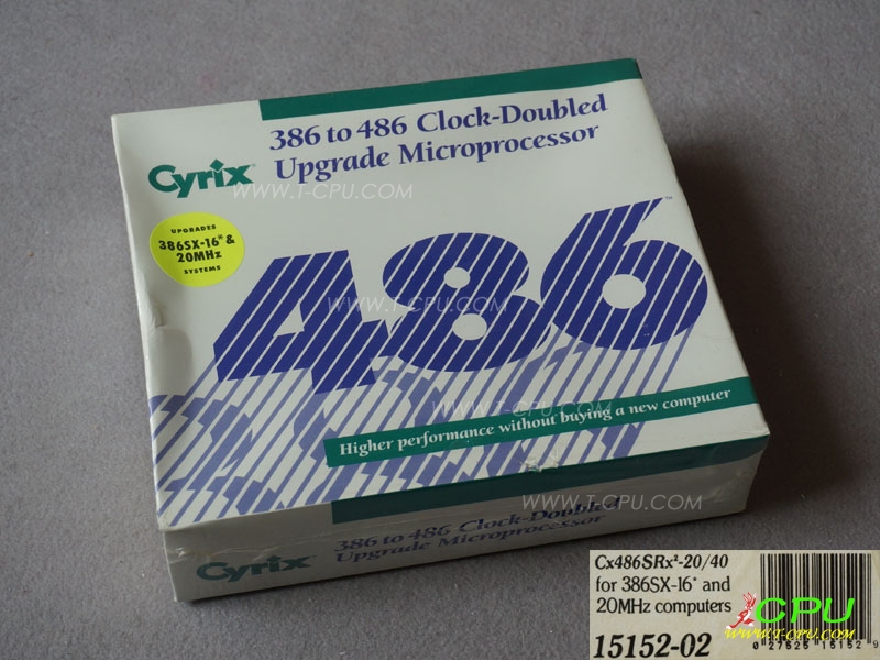 Cyrix Cx486SRx2-20/40 15152-02 NIB