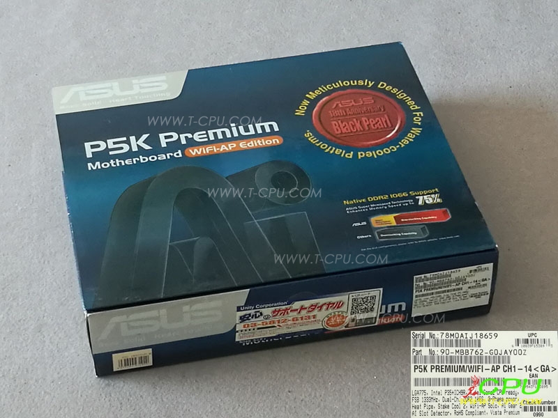 ASUS 华硕 P5K PREMIUM WIFI-AP CH1 BOX
