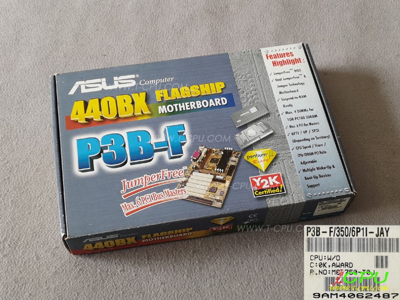 ASUS华硕 P3B-F/350/6P11-JAY NIB