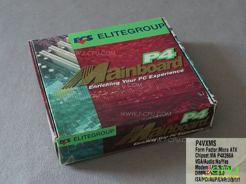 ECS精英 Elitegroup P4VXMS 423 Mainboard BOX 1