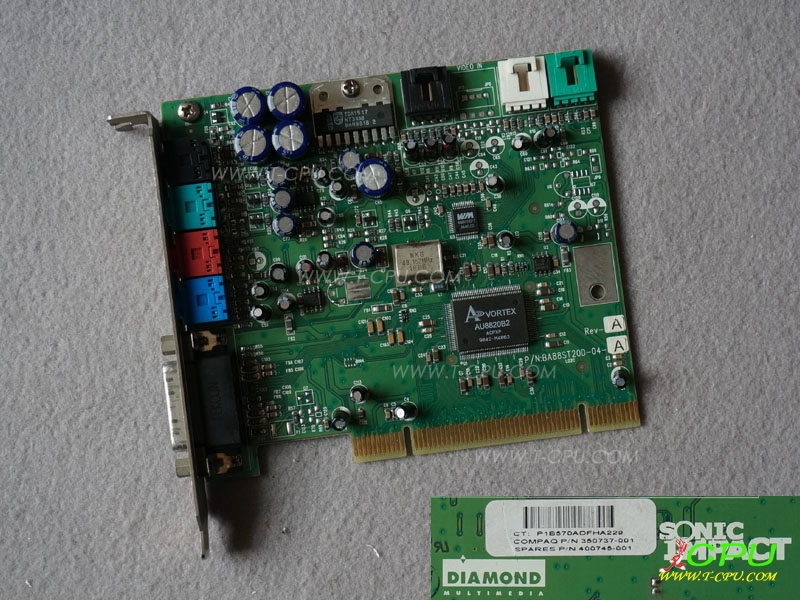 Diamond帝盟 Multimedia Vortex Sound Card (AU8820B2)