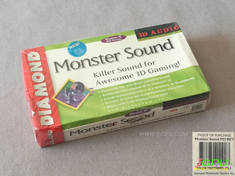 Diamond帝盟 Monster 3D NIB