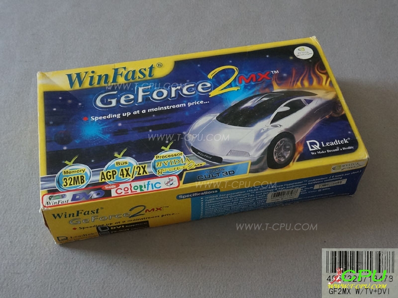 丽台WinFast　GeForce2　GF2MX W BOX 1