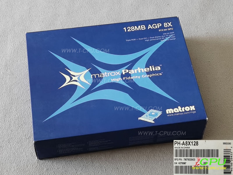 MATROX迈创 Parhelia PH-A8X128 BOX
