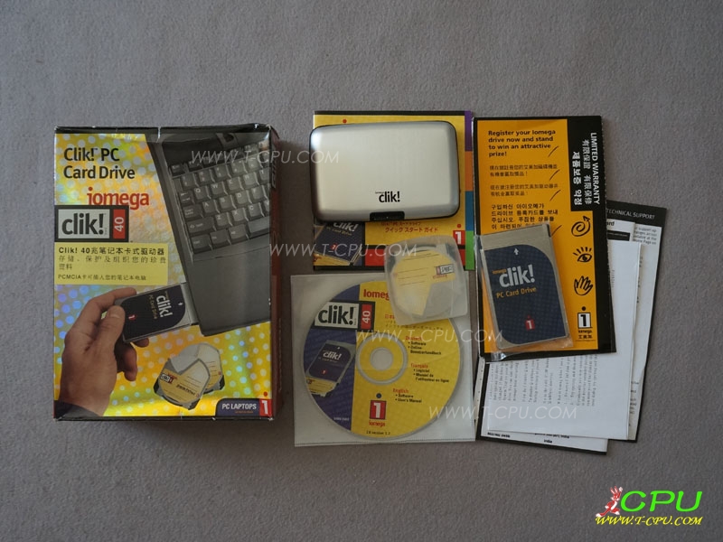Iomega Clik! PC Card Drive BOX