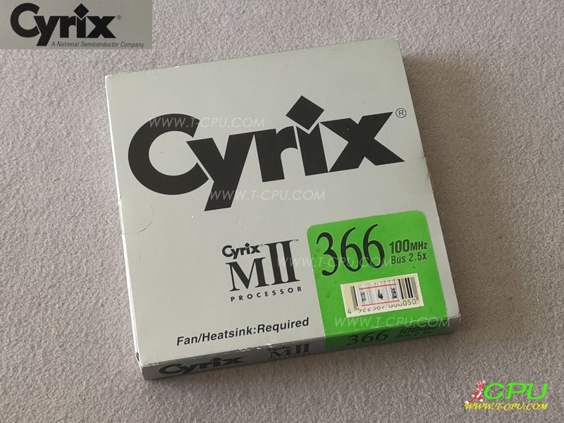 Cyrix MII 366GP NS BOX