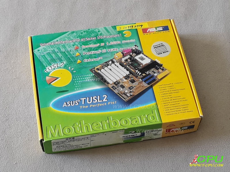 ASUS华硕 TUSL2/533/PA/6P1C-U BOX