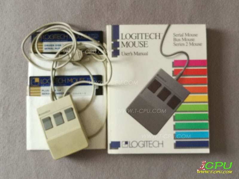 Logitech 3 Button Serial Mouse C7 Mouse BOX 2