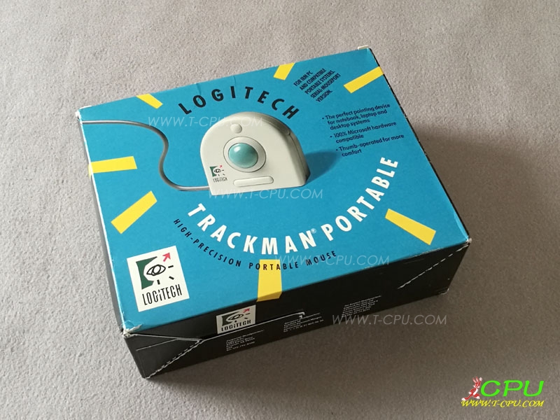 Logitech Trackman Portable High Precision Mouse BOX 1