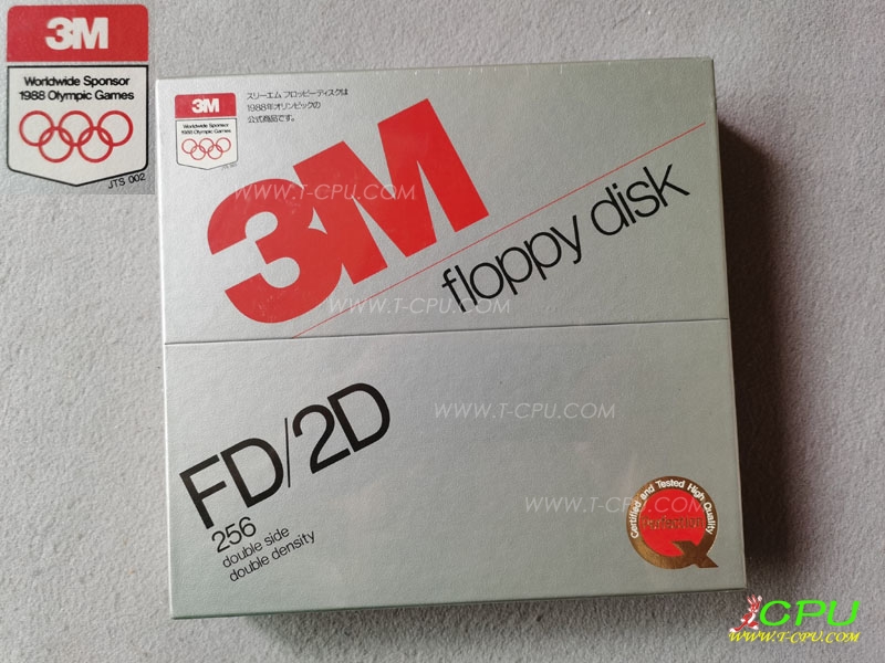 3M FD2D 256D 8寸软盘 1988年奥运会 NIB
