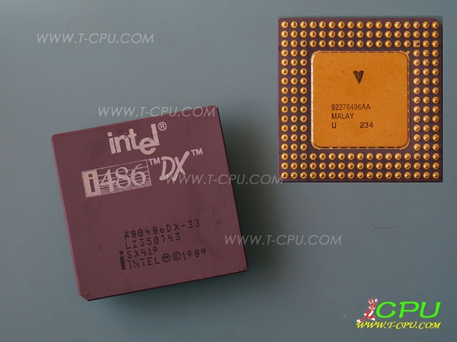 Intel A80486DX-33 SX419 MALAY
