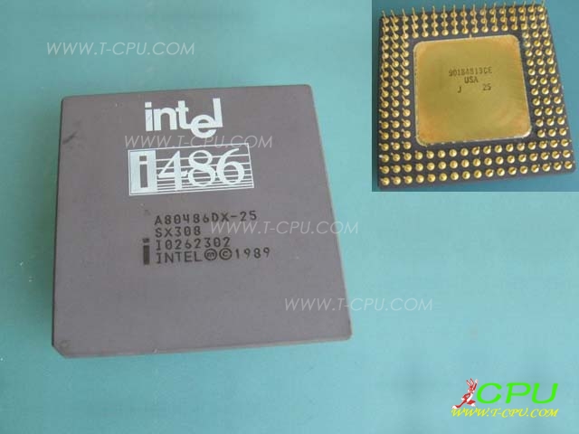 Intel A80486DX-25 SX308 USA