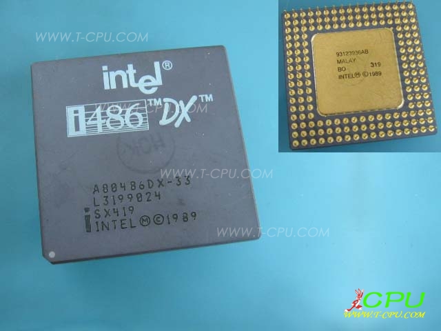 Intel A80486DX-33 SX419 MALAY