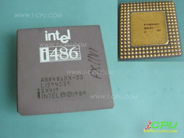 Intel A80486DX-33 SX419 MALAYO