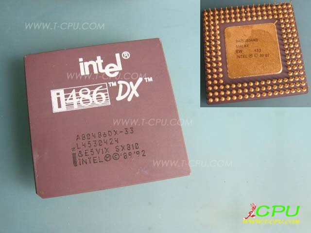 Intel A80486DX-33 SX810 MALAY