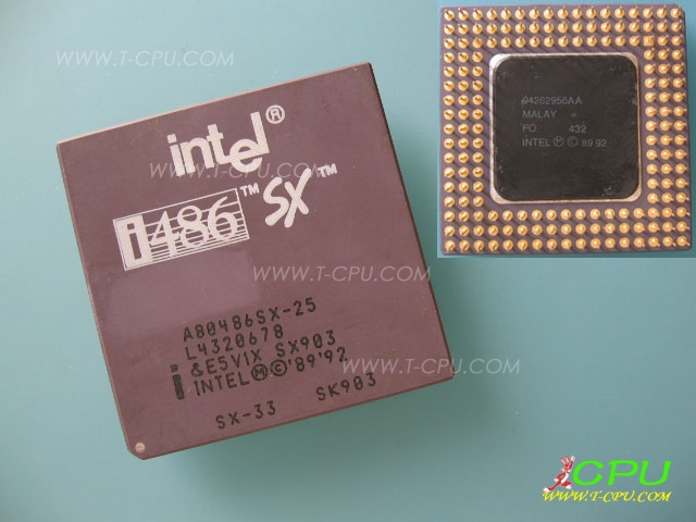 Intel A80486SX-25 SX903 SX-33 SK903