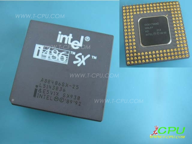 Intel A80486SX-25 SX930 MALAY