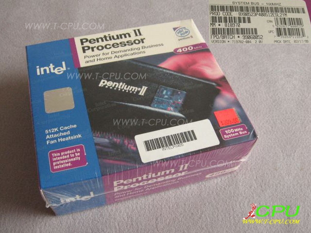 Intel BX80523P400512E SL2YM NIB