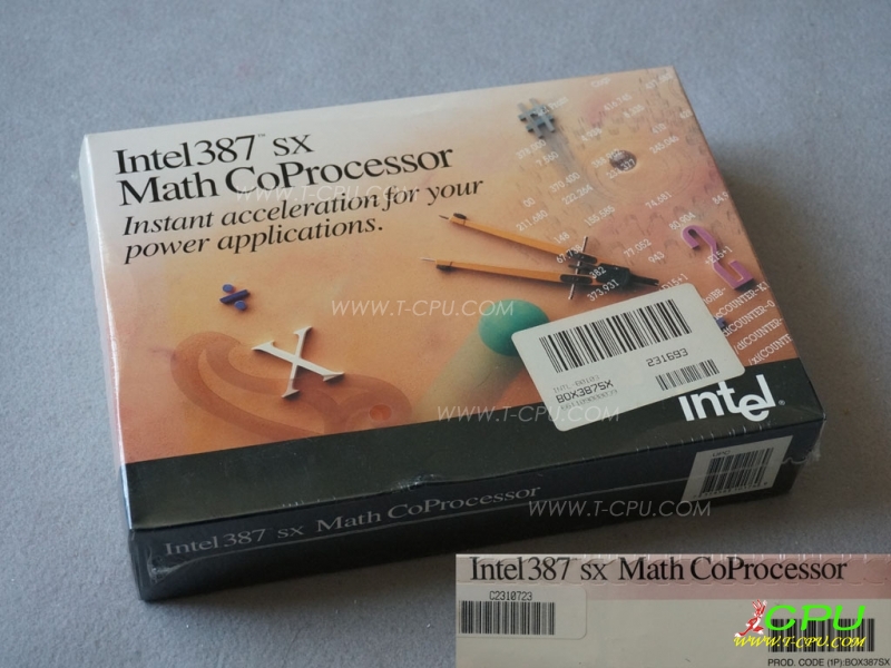 Intel BOX387SX NIB