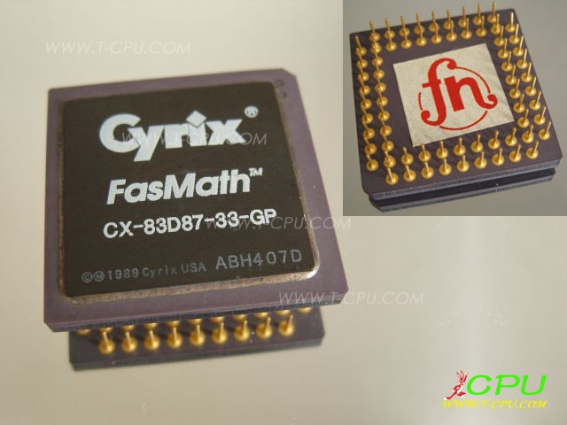 Cyrix FasMath CX-83D87-33-GP