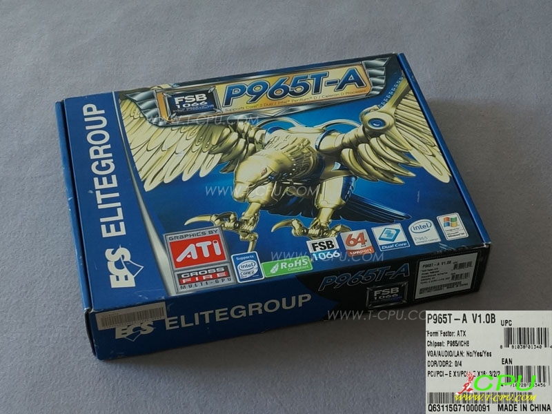 ECS精英 P965T-A V1.0B NIB