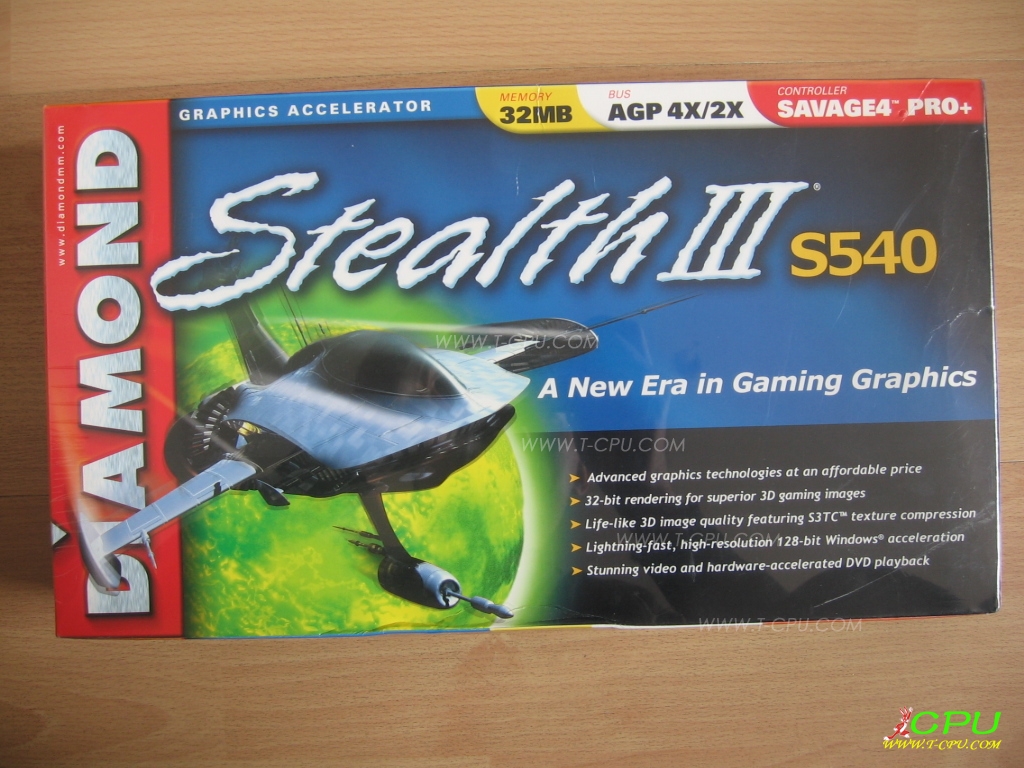 Diamond Stealth III S540 Savage4 Pro+ AGP NIB