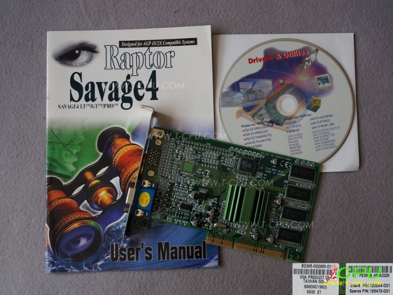 Mach Speed Raptor Savage4 8 MB NIB 2