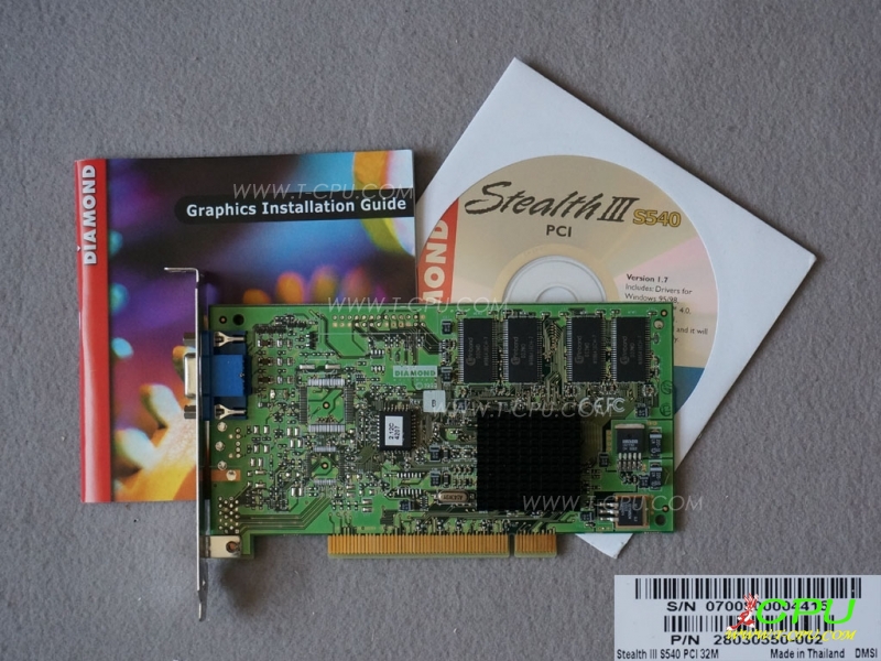 Diamond Stealth III S540 Savage4 Pro+ PCI BOX