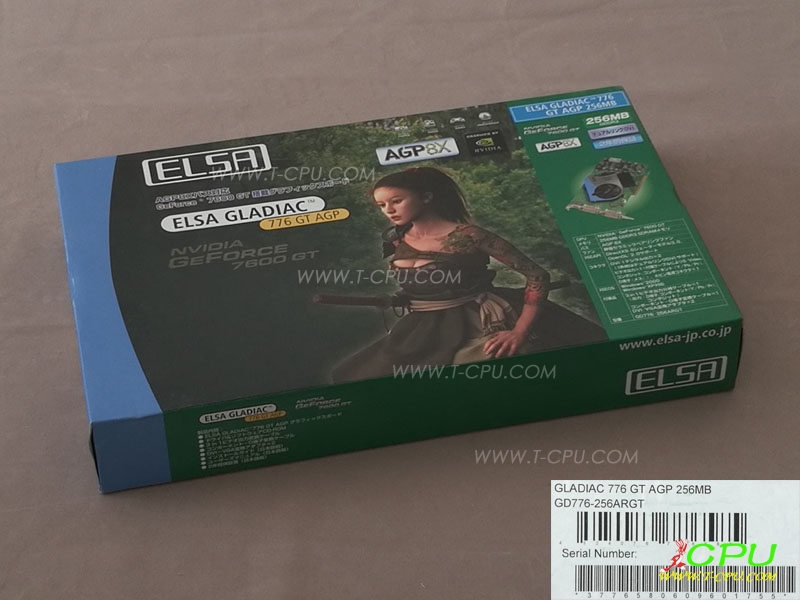 ELSA艾尔莎 GLADIAC 776 GT AGP 256MB MIB