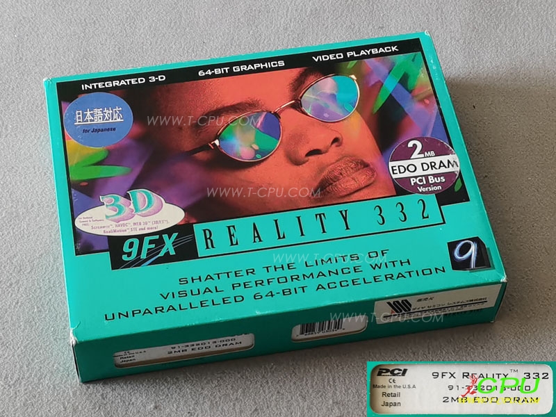 Number Nine 9FX REALITY332 2MB EDODRAM S3 ViRGE BOX