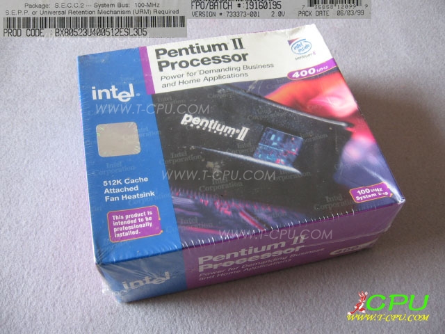 Intel BX80523U400512E SL3D5 NIB